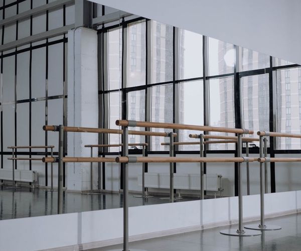 Bright and clean training space with modern equipment and plenty of natural light.